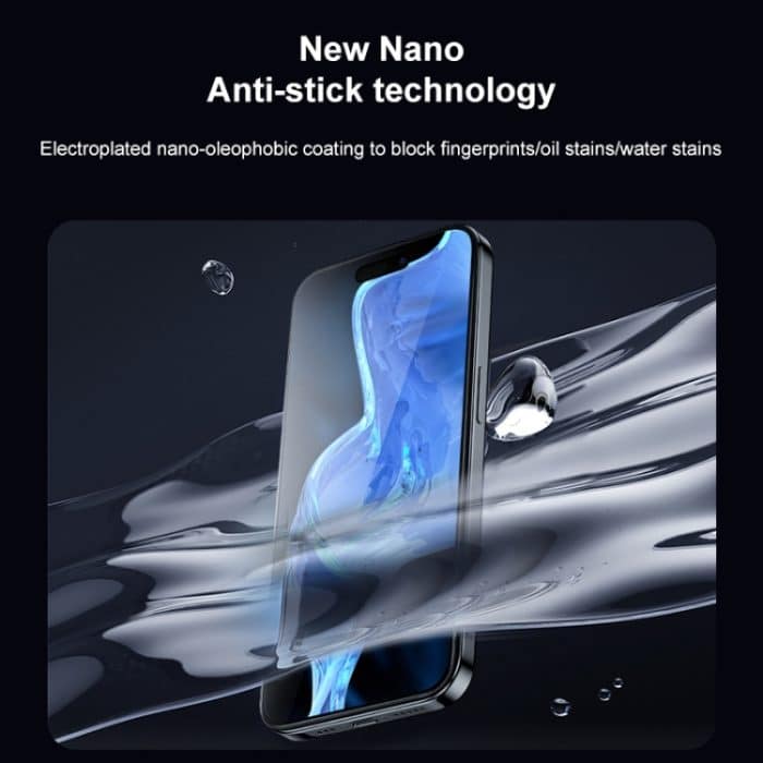 MOMAX 0,3 mm 3D Anti-Peep-Hartglasfolie, For iPhone 15 Pro Max, For iPhone 15 Pro, For iPhone 15 Plus, For iPhone 15 – Bild 9