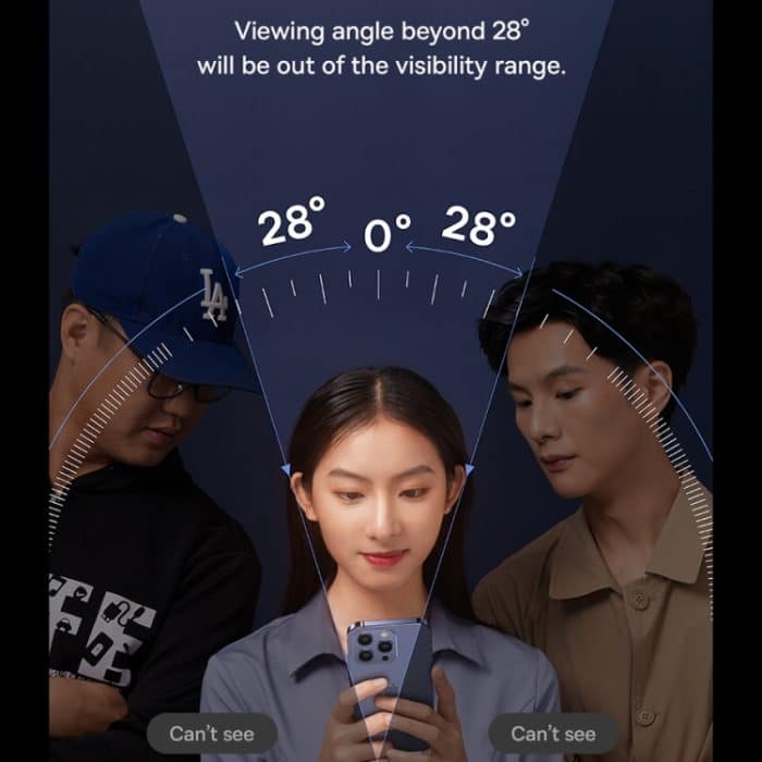 Staubdichte, blickdichte Hartglasfolie der Baseus Sapphire-Serie, For iPhone 15 Pro Max, For iPhone 15 Pro, For iPhone 15 Plus, For iPhone 15 – Bild 4