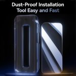 Staubdichte, blickdichte Hartglasfolie der Baseus Sapphire-Serie, For iPhone 15 Pro Max, For iPhone 15 Pro, For iPhone 15 Plus, For iPhone 15 – Bild 6