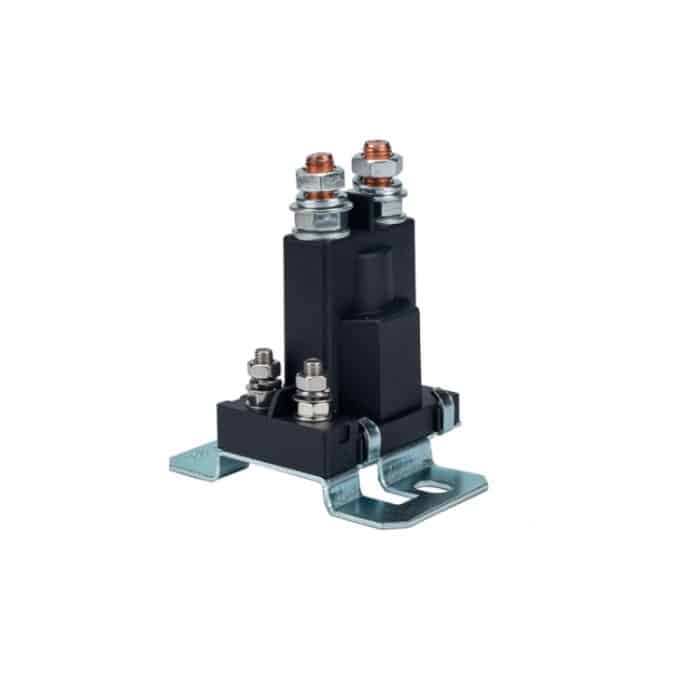 Fahrzeugmodifikation Kleiner Kontakt 12V / 500A Kontakt Doppelbatterie Hochstrom-DC-Relais – Bild 1