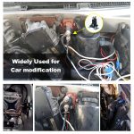 Fahrzeugmodifikation Kleiner Kontakt 12V / 500A Kontakt Doppelbatterie Hochstrom-DC-Relais – Bild 7