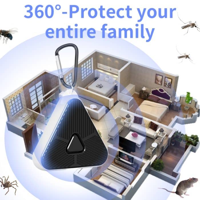 709 Tragbarer Ultraschall-Mückenschutz für Outdoor-Camping – Bild 9