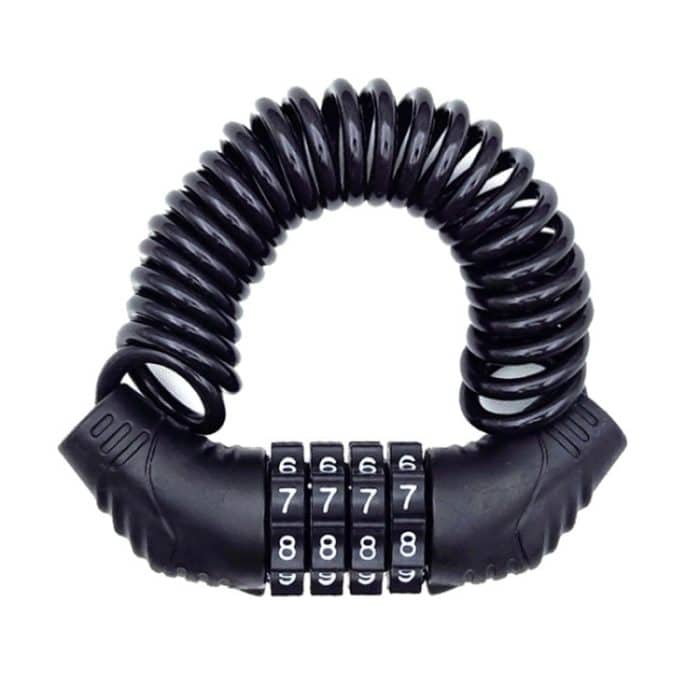 Tragbares Fahrradschloss, Diebstahlschutz-Passwortschloss, 4 Digit – Bild 1