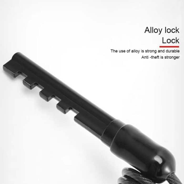 Tragbares Fahrradschloss, Diebstahlschutz-Passwortschloss, 4 Digit – Bild 3