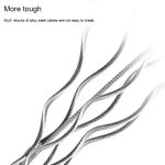 Tragbares Fahrradschloss, Diebstahlschutz-Passwortschloss, 4 Digit – Bild 4