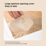 Pull-Top-Reiskübel, versiegelte, insekten- und feuchtigkeitsbeständige Aufbewahrungsbox für Lebensmittel, zufällige Farblieferung, Small 7.5kg Capacity, Large 10kg Capacity – Bild 6