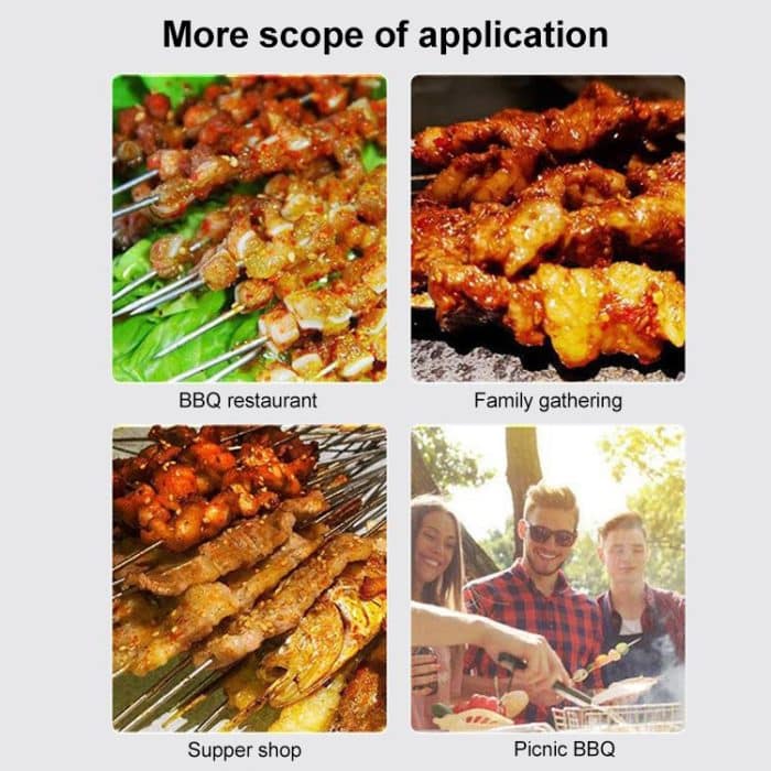 Lamm-Kebab-Grillspieße aus Edelstahl für den Außenbereich, 1pc – Bild 6