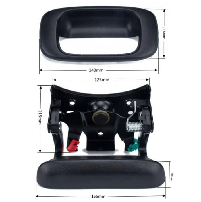 Auto Heckklappengriff Set 15997911 + 15228541 für Chevrolet – Bild 6