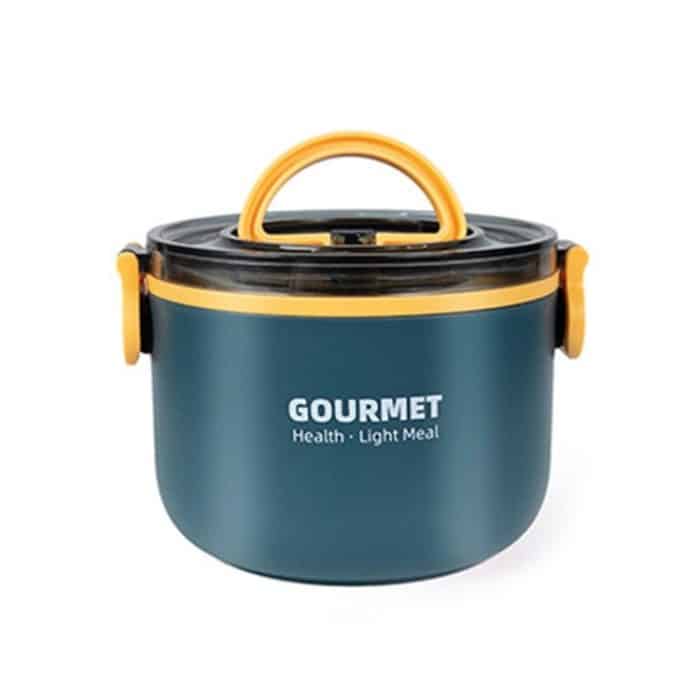 304 Edelstahl isolierte Schüssel Student Kunststoffschale Lunchbox, Single-Layer 1000ml, Dual-Layer 1600ml, Tri-Layer 2200ml – Bild 1