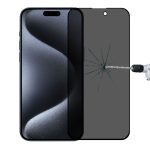 Vollständige Anti-Spionage-Siebdruckfolie aus gehärtetem Glas, For iPhone 15 Pro Max / 15 Plus, For iPhone 15 Pro / 15
