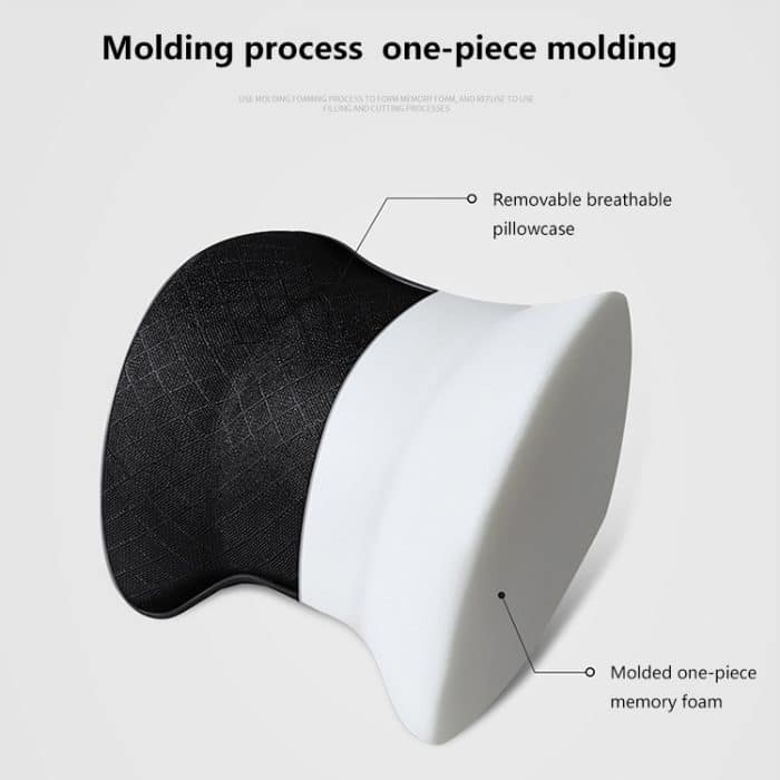 Auto-Kopfstützenkissen, Autositzkissen, Nackenschutz, Memory-Baumwollkissen – Bild 2