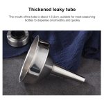 Konischer kleiner Trichter aus Edelstahl für Öllecks, Weinlecks, Küchenölausgießer, 18cm – Bild 4