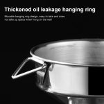 Konischer kleiner Trichter aus Edelstahl für Öllecks, Weinlecks, Küchenölausgießer, 18cm – Bild 6