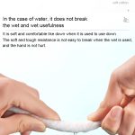 QINGCHEN Einweg-Gesichtstücher, verdicktes Perlenmuster, nass und trocken, doppelter Verwendungszweck, 60pcs / Pack – Bild 3