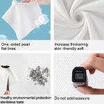 QINGCHEN Einweg-Gesichtstücher, verdicktes Perlenmuster, nass und trocken, doppelter Verwendungszweck, 60pcs / Pack – Bild 4