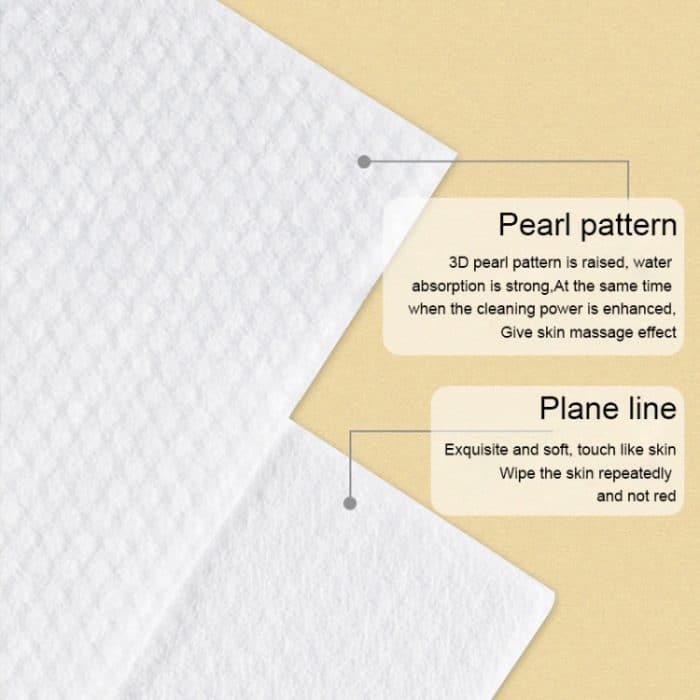 TIANZHENBEIBI Baby-Baumwoll-weiches Handtuch, nass und trocken, Einweg-Gesichtshandtuch mit doppeltem Verwendungszweck, 100pcs / Pack – Bild 2