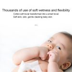 TIANZHENBEIBI Baby-Baumwoll-weiches Handtuch, nass und trocken, Einweg-Gesichtshandtuch mit doppeltem Verwendungszweck, 100pcs / Pack – Bild 4