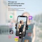 Q18 Desktop Intelligent Tracking Gimbal Stabilizer Multifunktions-Fülllicht-Selfie-Stick – Bild 14
