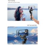Q18 Desktop Intelligent Tracking Gimbal Stabilizer Multifunktions-Fülllicht-Selfie-Stick – Bild 3