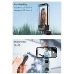 Q18 Desktop Intelligent Tracking Gimbal Stabilizer Multifunktions-Fülllicht-Selfie-Stick – Bild 5