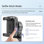 Q18 Desktop Intelligent Tracking Gimbal Stabilizer Multifunktions-Fülllicht-Selfie-Stick – Bild 6