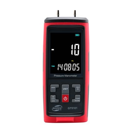 BENETECH GT5101 Differenzdruckmessgerät mit LCD-Display, 1KPa, 2KPa, 4KPa, 10KPa, 40KPa, 50KPa, 125Pa, 250Pa, 100KPa