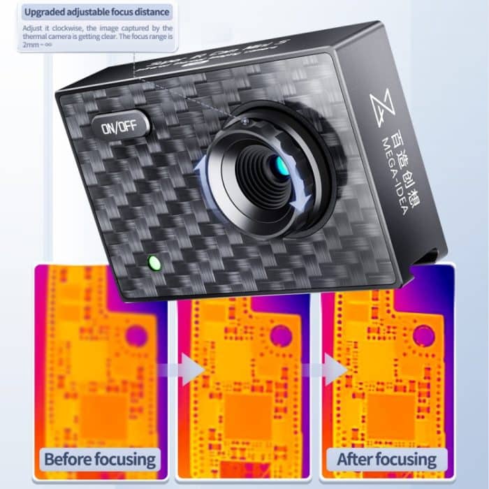 Mega-Idea Super IR Cam Mini S Mikroskop Infrarot-Wärmebildkamera für Motherboard erkannt – Bild 7