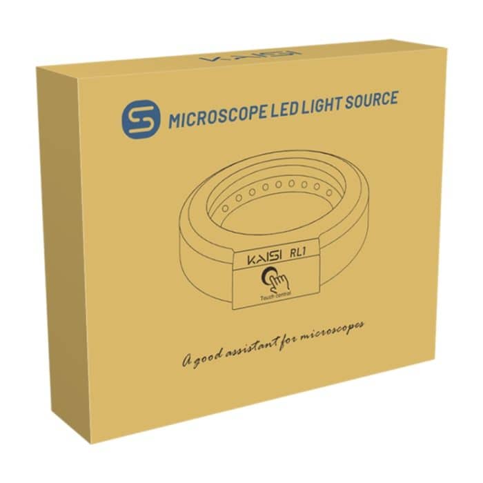 Kaisi RL1 28 Lampenperlen, USB-Schnittstelle, einstellbare Helligkeit, Mikroskop-LED-Ringlicht – Bild 8