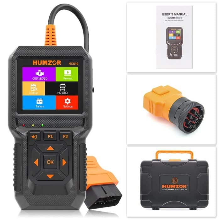 HUMZOR NexzCheck NC610 Auto-/LKW-Codeleser, OBD2-Diagnose-Scan-Tool – Bild 2