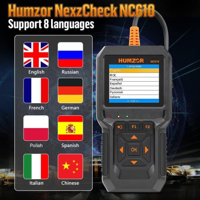 HUMZOR NexzCheck NC610 Auto-/LKW-Codeleser, OBD2-Diagnose-Scan-Tool – Bild 6