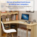 AIMOS AM-KVM401 4K 60Hz HDMI 4 In 1 Out KVM-Switch – Bild 5