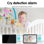 YE9-C1 5 Zoll Dual Mode 2,4G + 915M Video Nachtsicht Baby Monitor Überwachungskamera, YE9-C1 (US Plug), YE9-C1 (EU Plug) – Bild 3