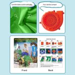 Halloween-Dinosaurier-aufblasbare Kleidung aus Polyester, 3D-Cartoon-Puppenkleidung, L(160-190cm) – Bild 4