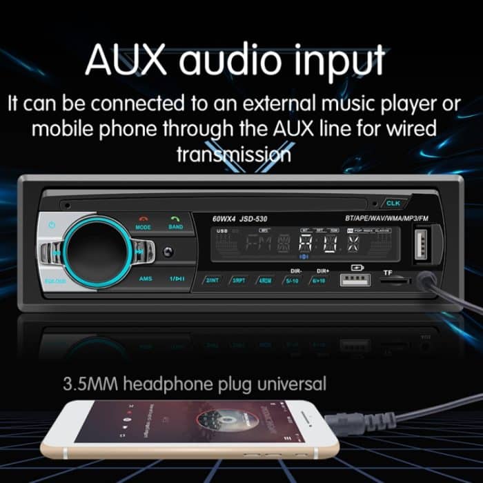 JSD-530 Bluetooth 5.0 Auto-MP3-Player unterstützt FM / Smart Voice Assistant / Mobile APP – Bild 11