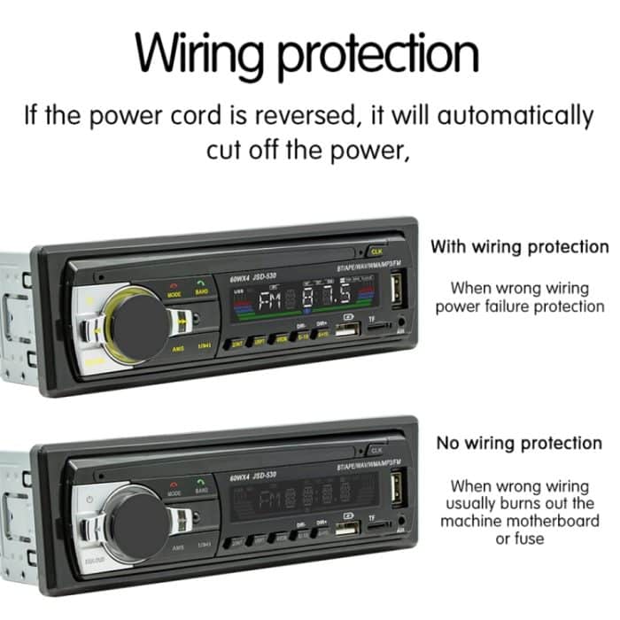 JSD-530 Bluetooth 5.0 Auto-MP3-Player unterstützt FM / Smart Voice Assistant / Mobile APP – Bild 5