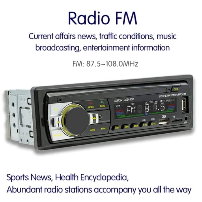 JSD-530 Bluetooth 5.0 Auto-MP3-Player unterstützt FM / Smart Voice Assistant / Mobile APP – Bild 6