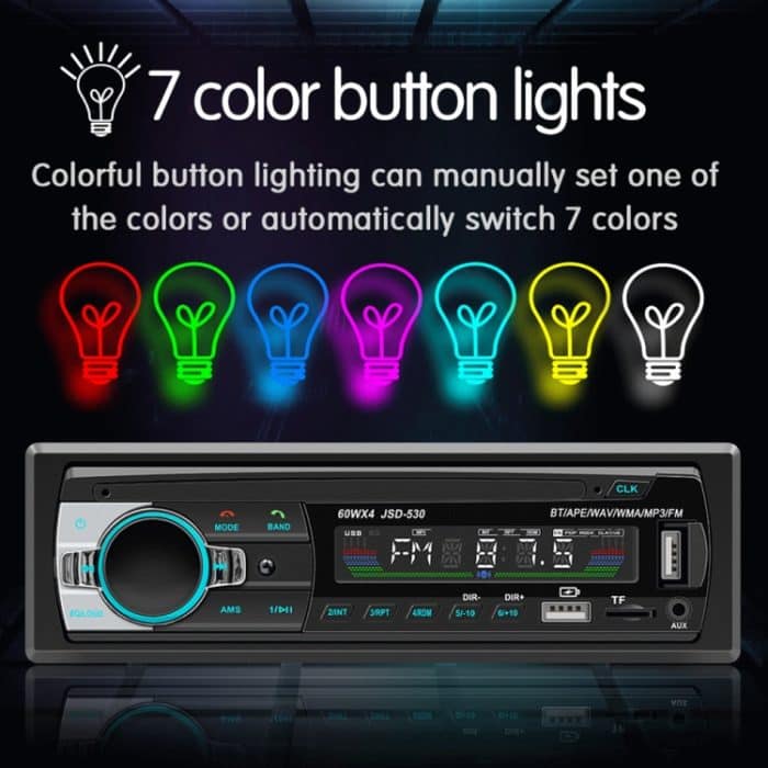 JSD-530 Bluetooth 5.0 Auto-MP3-Player unterstützt FM / Smart Voice Assistant / Mobile APP – Bild 10