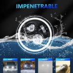 C0090 7 Zoll Auto bunter runder Angel Eye Scheinwerfer – Bild 8