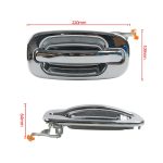 A8385-03 Auto hinten links galvanisierter Außentürgriff für Chevrolet / GMC 15107655 RL – Bild 4