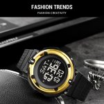 SKMEI 2010 Multifunktionale Herren-Armbanduhr, 50 m wasserdicht, leuchtend, digital – Bild 4