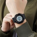 SKMEI 2010 Multifunktionale Herren-Armbanduhr, 50 m wasserdicht, leuchtend, digital – Bild 9