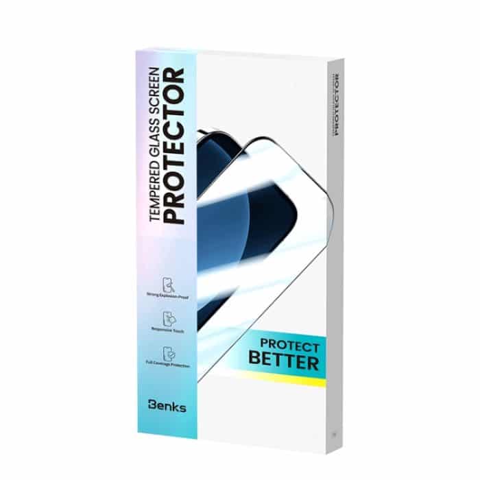 Benks Zero Sense Series HD gehärtete Schutzfolie, For iPhone 15 Pro Max, For iPhone 15 Pro, For iPhone 15 Plus, For iPhone 15 – Bild 6