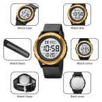 SKMEI 2047 Multifunktionale Herren 50M wasserdichte Sport-Digitalarmbanduhr – Bild 2