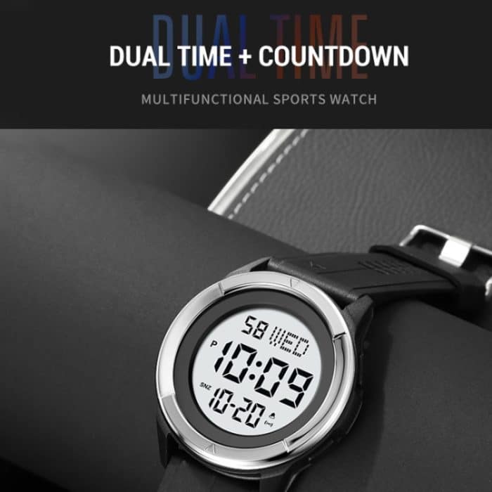 SKMEI 2047 Multifunktionale Herren 50M wasserdichte Sport-Digitalarmbanduhr – Bild 4