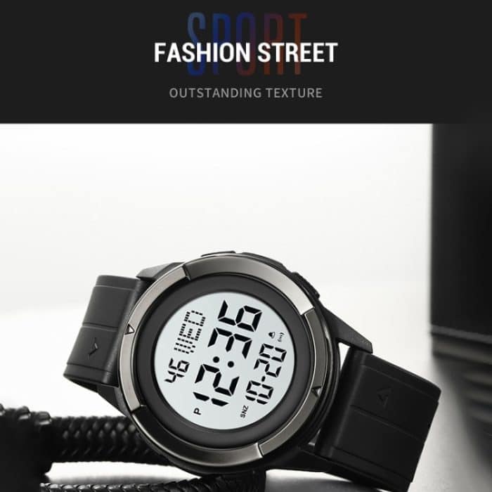 SKMEI 2047 Multifunktionale Herren 50M wasserdichte Sport-Digitalarmbanduhr – Bild 5