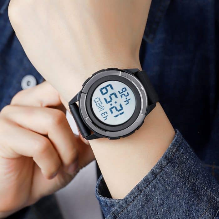 SKMEI 2047 Multifunktionale Herren 50M wasserdichte Sport-Digitalarmbanduhr – Bild 7
