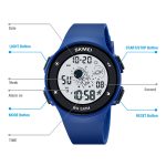 SKMEI 2068 Multifunktionale Herren-Digital-Armbanduhr, 50 m wasserdicht, nachtleuchtend, für Sport – Bild 3