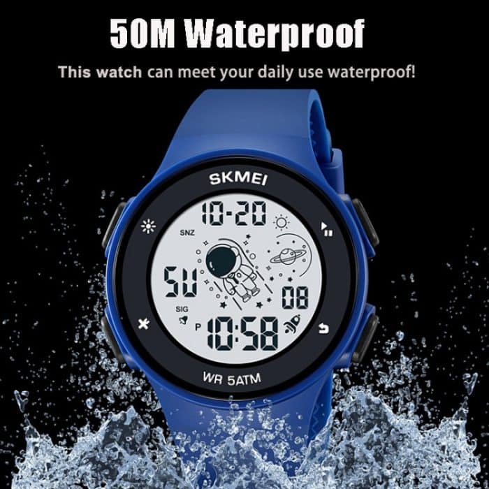 SKMEI 2068 Multifunktionale Herren-Digital-Armbanduhr, 50 m wasserdicht, nachtleuchtend, für Sport – Bild 8