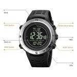 Shimei 2096 Multifunktionale Herren-Armbanduhr, 50 m wasserdicht, Kompass, nachtleuchtende digitale Armbanduhr – Bild 3