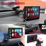 X70-1 Auto 7 Zoll IPS Tragbarer Smart-Bildschirm Drahtlose Bildschirmprojektion Carplay Android Auto, without Reversing Camera – Bild 13